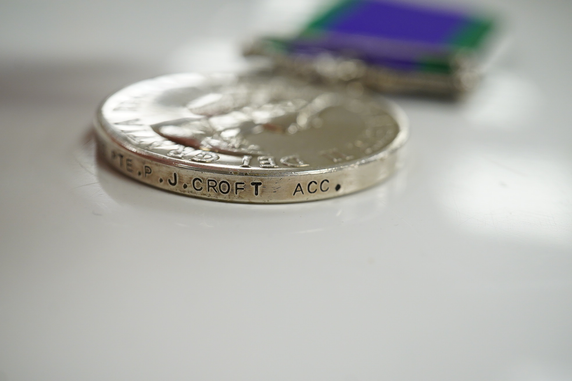 Three ERII Campaign Service Medals